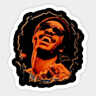 Stevie wonder Sticker